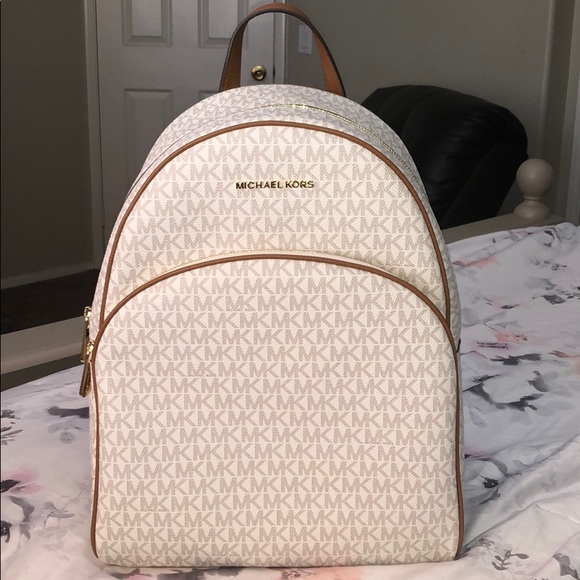 Michael Kors Abbey Backpack Large Leather Backpacks Michael Kors